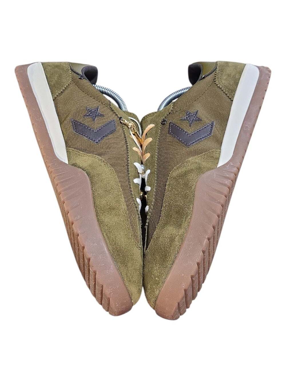 Converse Run Star Trainer Charms Surplus Olive Low Top Sneakers M 9 W 10.5 - Picture 6 of 9